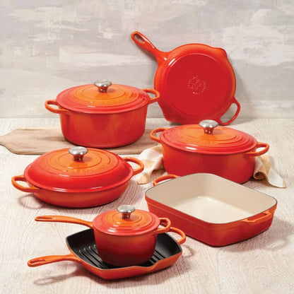 Enameled Cast Iron 11-Piece Ultimate Cookware Set