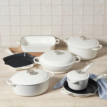 Enameled Cast Iron 11-Piece Ultimate Cookware Set