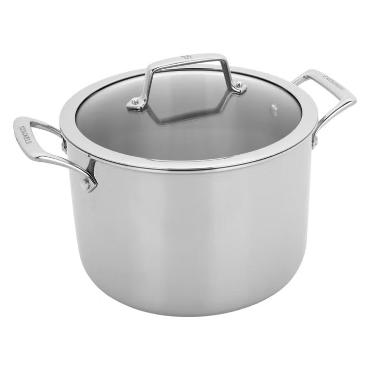 【Limited Product Availability】Henckels Tri-Ply Clad Stainless Steel 12-piece Cookware Set